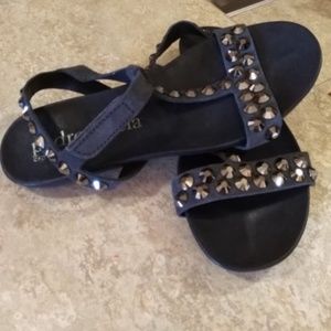 Pedro Garcia Sandals, Size 9, Black leather, NWOB